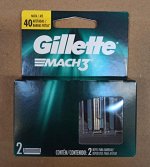 GILLETTE  MACH3  кассета  для бритья 2 шт