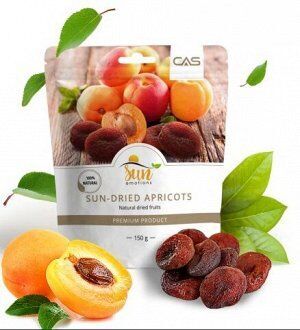Вяленый абрикос (Sun-dried Apricots), т.м. "Sun Emotions", 150гр