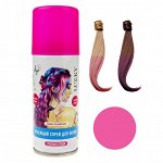 Lukky. арт.Т20304 Спрей-краска для волос в аэрозоли, для временного окрашивания, цвет розовый 120 мл