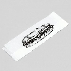 Уголок "Cендвич", жиростойкая бумага, 22 х 6 х 6 см