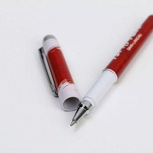 Ручка с колпачком «Крутой мужик» в тубусе, синяя паста, 1,0 мм