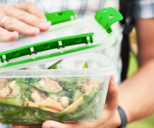 Контейнеры для продуктов 3 шт (ланч-боксы), герметичные, набор №6, пластик (0,38л; 0,8л*2шт.)