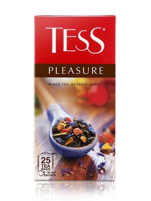 Чай в пакетиках Tess Pleasure, черный, 25 шт
