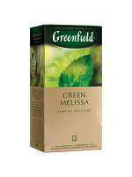 Зеленый чай в пакетиках Greenfield Green Melissa, 25 шт