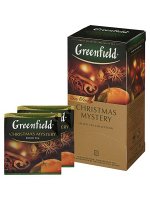 Чай в пакетиках Greenfield Christmas Mystery, черный, 25 шт