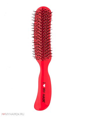 Парикмахерская щетка I LOVE MY HAIR "Therapy Brush" 18280 красная глянцевая M