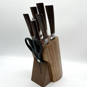 Набор ножей 7 предметов в подставке