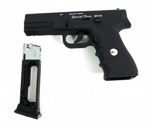 Пистолет пневм. BORNER W119 (Glock 17), кал. 4,5 мм