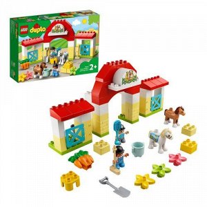 LEGO (Лего) Конструктор DUPLO  Конюшня для лошади и пони ,26*38*9 см