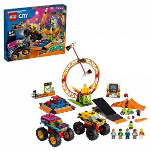 LEGO (Лего) Игрушка Город  Арена для шоу каскадеров ,37*48*5 см