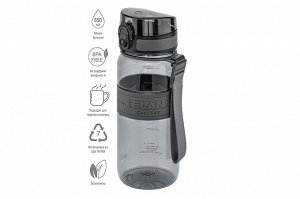 Бутылка для воды 650 мл 7,6*7,6*22,5 см "Water Balance" серая