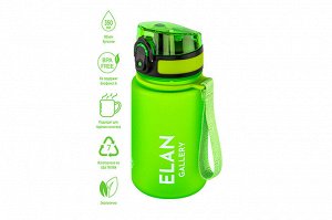 Бутылка для воды 350 мл 6,8*6,8*17 см "Style Matte" ярко-зеленая