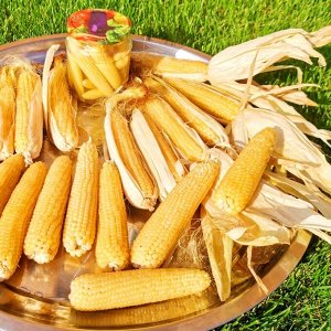 Японская Голозёрная Мини Кукуруза Baby Corn ヤングコーン