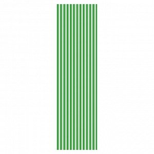 Дорожка на стол "Полоски" зеленая, 45х145см