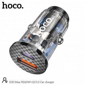 Автомобильное зарядное устройство HOCO DZ3 Max PD20W+QC3.0 1*USB-C+1*USB 3A