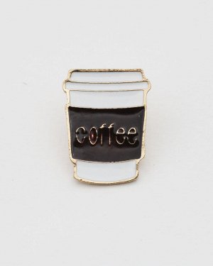 Металлический значок "Coffee" 2,1*2,7 см