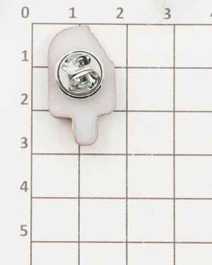Металлический значок "Эскимо" 1,5*2,8 см