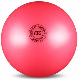 Мяч для художественной гимнастики силикон Металлик 420 г. 19 см.