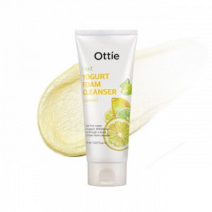 Ottie Йогуртовая пенка для умывания Лимонная Fruits Yogurt Foam Cleanser Lemon