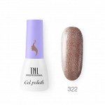 Гель-лак TNL 8 Чувств Mini №322 - молотый кофе (3,5 мл.)