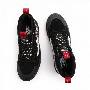 Ботинки спорт дизайна UA SK8-HI MTE-2 BLACK/WARPED C