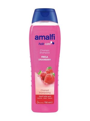 AMALFI Шампунь для волос 750мл семейный "Strawberry",(Клубника),для всех типов волос /16шт/