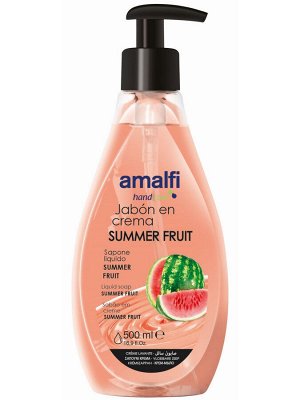 AMALFI Мыло 500мл жидкое для рук "Summer  fruit",Летние фрукты/12шт/