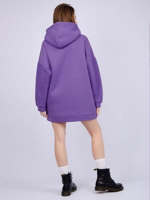 Платье женское ml-Винтер фиолет (футер трёхнитка)