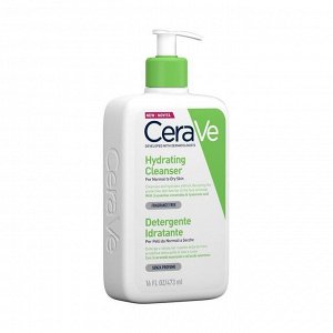 Крем-гель увлажняющий очищающий для нормальной и сухой кожи лица и тела, CeraVe, 473мл