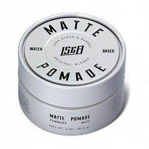 Помада матовая для укладки волос Matte Pomade белая, Lock Stock & Barrel, 85г