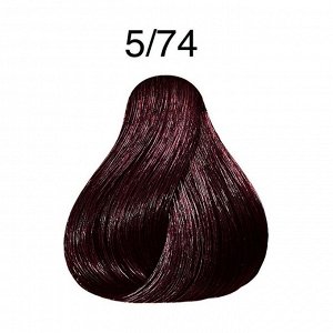 Крем-краска для волос LondaColor 5/74 светлый шатен коричнево-медный, Londa Professional, 60мл