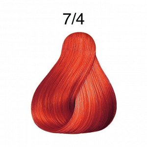 Крем-краска для волос LondaColor 7/4 блонд медный, Londa Professional, 60мл