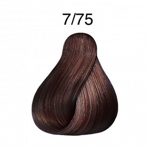 Крем-краска для волос LondaColor 7/75 блонд коричнево-красный, Londa Professional, 60мл