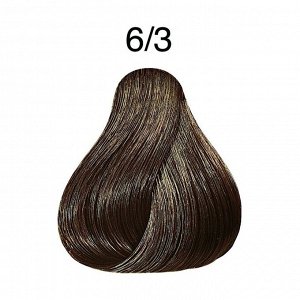 Крем-краска для волос LondaColor 6/3 темный блонд золотистый, Londa Professional, 60мл