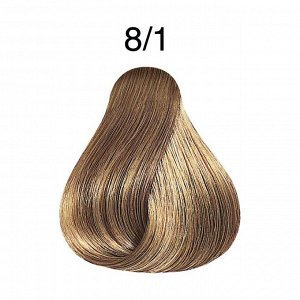 Крем-краска для волос LondaColor 8/1 светлый блонд пепельный, Londa Professional, 60мл