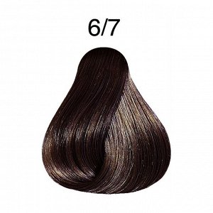 Крем-краска для волос LondaColor 6/7 темный блонд коричневый, Londa Professional, 60мл