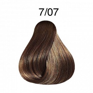 Крем-краска для волос LondaColor 7/07 блонд натурально-коричневый, Londa Professional, 60мл