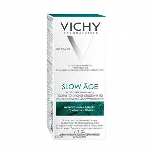 Уход укрепляющий для коррекции признаков старения, Slow Age Vichy (Виши),50мл