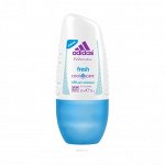 Антиперспирант-роликовый женский Cool&amp;Care Fresh, Adidas Action 3 Dry Max, 50мл