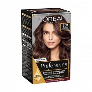 Краска для волос Preference, тон 6.21 Риволи, L'Oreal Paris, 270мл