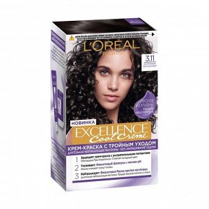 Кремкраска для волос Excellence Cool Crme тон  ультрапепельный темнокаштановый LOreal Paris