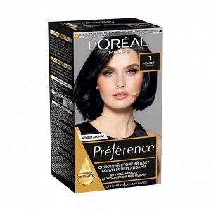 Краска для волос Preference, тон 1.0 Неаполь, L'Oreal Paris, 251мл