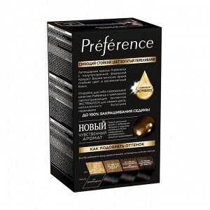 Краска для волос Preference, тон 1.0 Неаполь, L'Oreal Paris, 251мл