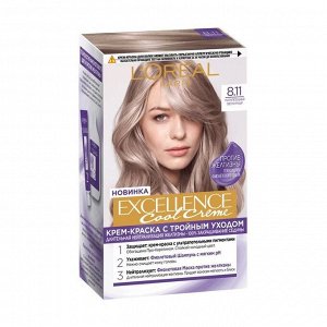 Кремкраска для волос Excellence Cool Crme тон  ультрапепельный светлорусый LOreal Paris