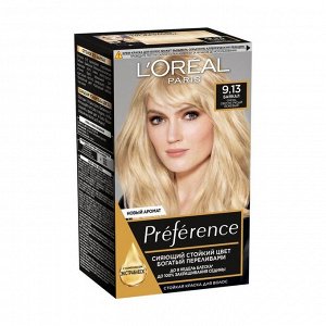 Краска для волос Preference, тон 9.13 Байкал, L'Oreal Paris, 270мл