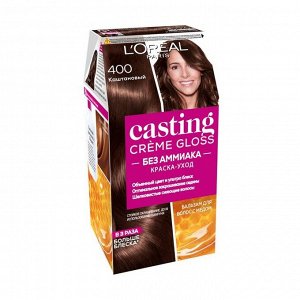 Краска для волос Casting Creme Gloss без аммиака, тон 323 Черный шоколад, L&#039;Oreal Paris, 254мл