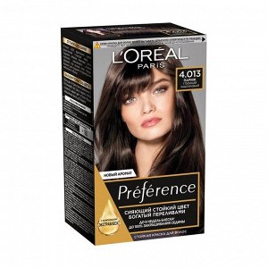 Краска для волос Preference, тон 4.01 Париж, L'Oreal Paris