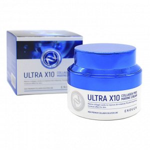 Enough Увлажняющий крем для лица с экстрактом коллагена  Ultra X10 Collagen Pro Marine Cream