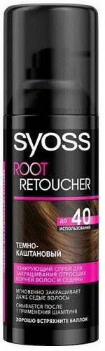 Syoss спрей RootRetoucher Тем-Кашт.