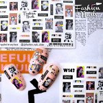 Fashion Nails, Слайдер дизайн White-143